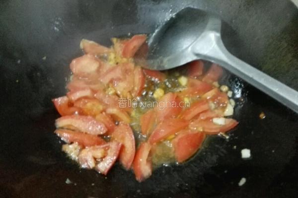 番茄炒西兰花的做法图解4