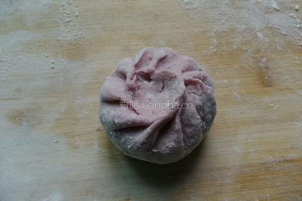 紫薯香菇青菜包的做法图解10