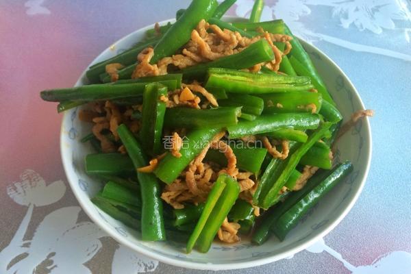肉丝尖椒的做法图解5