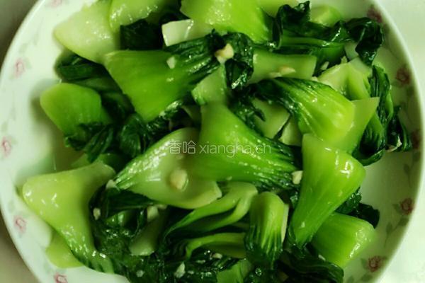 蒜泥上海青的做法图解5