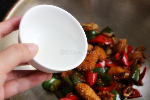 香辣鱿鱼花的做法图解10