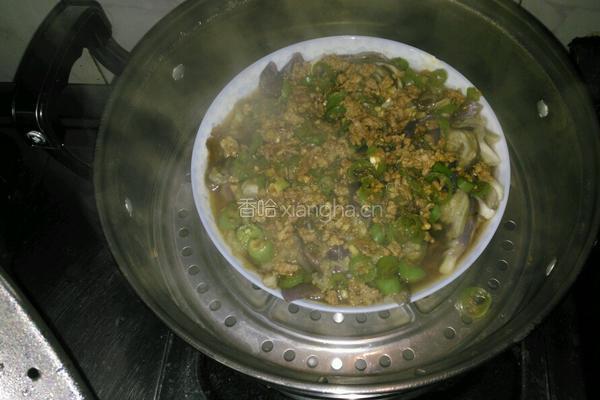 肉末蒸茄子的做法图解4