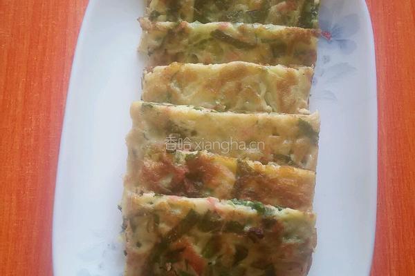 牛奶火腿青菜饼的做法图解6