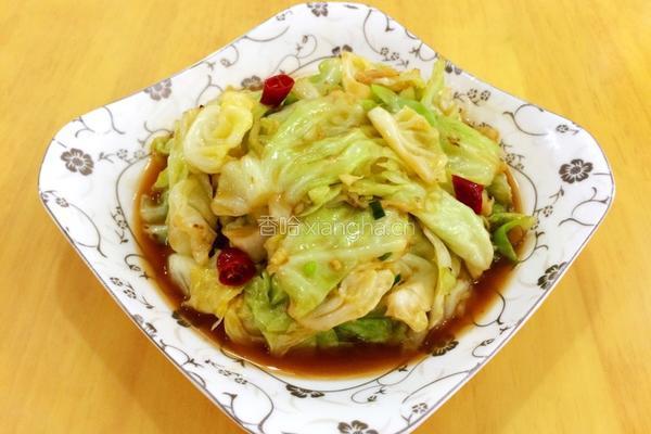 蚝油手撕包菜的做法图解7