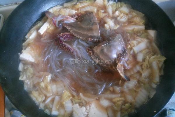 螃蟹炖大菜的做法图解15