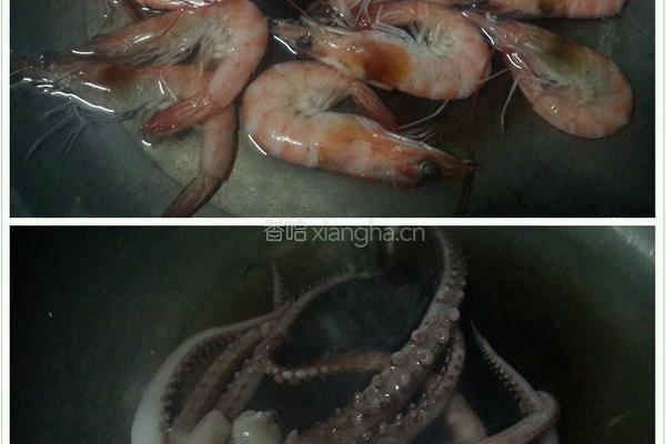 海鲜炒饭的做法图解2