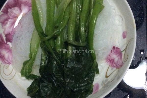 鲜虾菜心的做法图解6