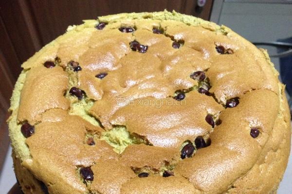蜜豆抹茶戚风蛋糕的做法图解6