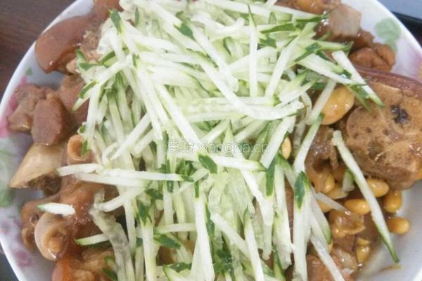 红烧黄豆猪蹄的做法图解10