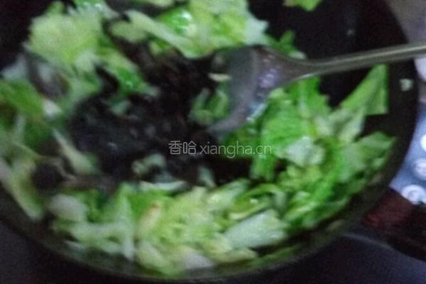 家常海参（卷心菜肉片海参）的做法图解8