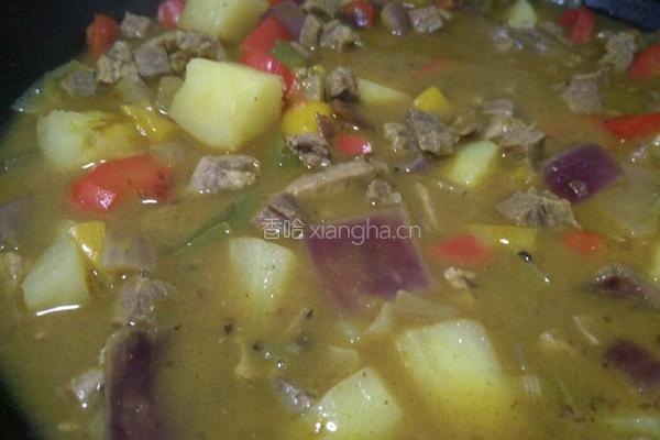 土豆牛肉咖喱饭的做法图解5
