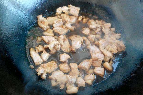 芹菜炒肉的做法图解4
