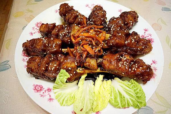 可乐猪骨棒的做法图解16