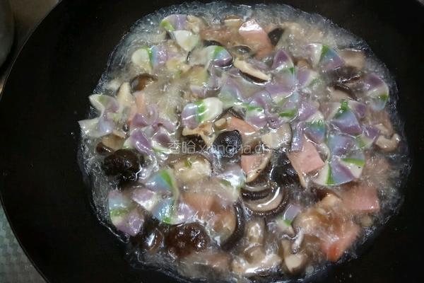 香菇烩彩虹蝴蝶面的做法图解28