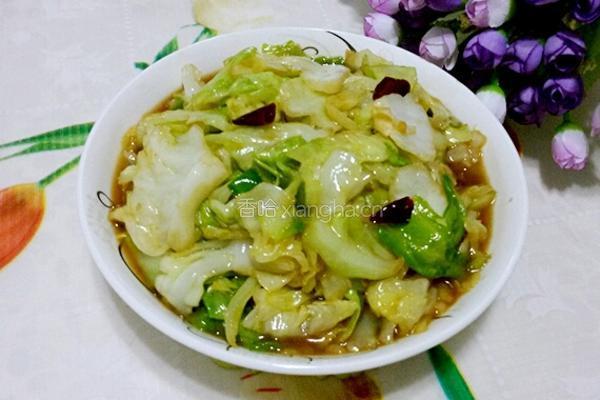 手撕圆白菜