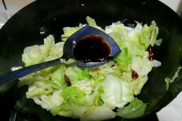 手撕圆白菜的做法图解5