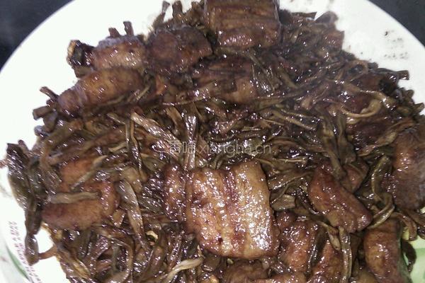 豇豆干烧肉的做法图解5