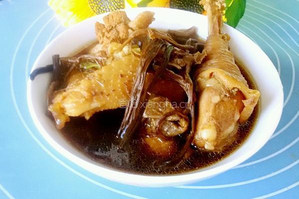 茶树菇炖柴鸡的做法图解14