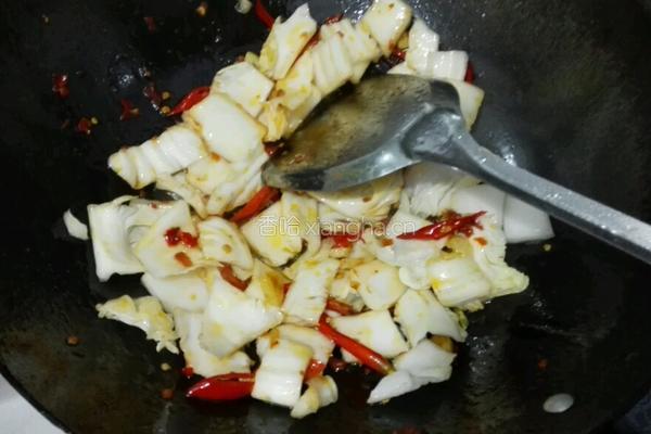 酸辣大白菜的做法图解6