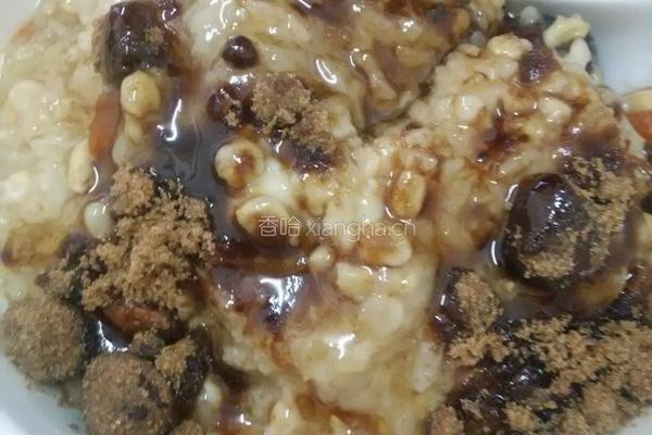 花生糯米燕麦粥的做法图解5