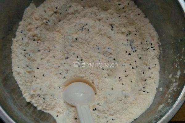 芝麻苏打卡通饼干的做法图解3
