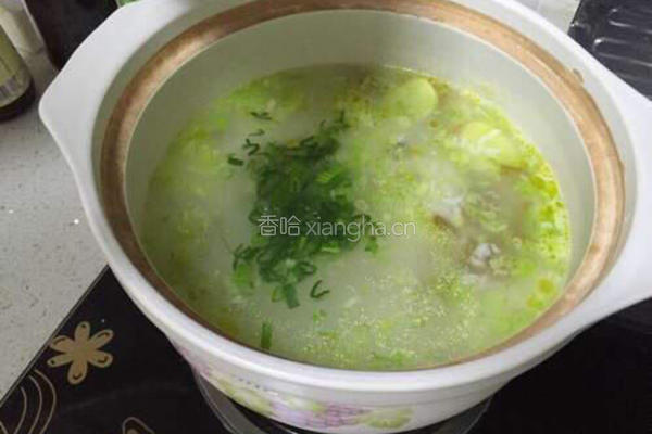 鲜虾砂锅粥的做法图解11