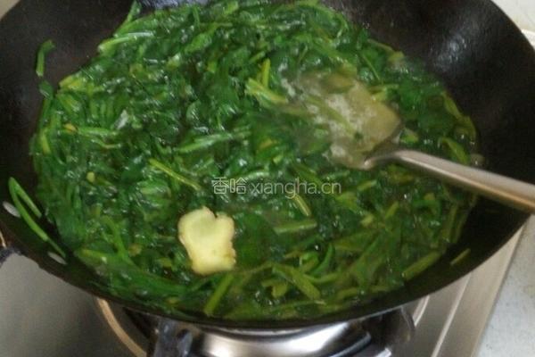 菠菜水鸡蛋（酸菠菜）的做法图解4