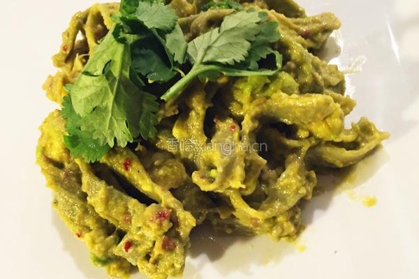 牛油果麻辣菠菜面avocado spinach pasta的做法图解7