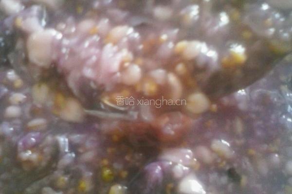 养颜紫薯八宝粥的做法图解5