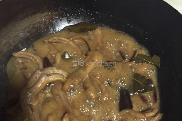 啤酒卤鸭脚的做法图解5