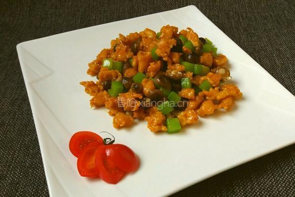 蟹味菇青笋鸡丁（私房菜）的做法图解12