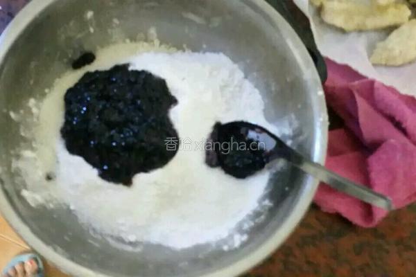 桑葚发糕的做法图解1