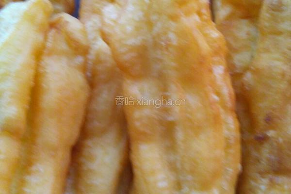 今天早晨做的油条的做法图解5