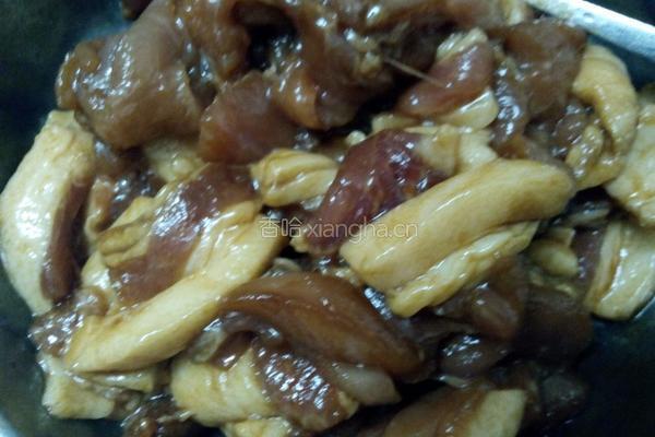 酸黄瓜豇豆炒肉的做法图解3