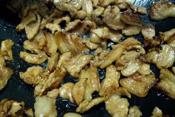 酸黄瓜豇豆炒肉的做法图解5