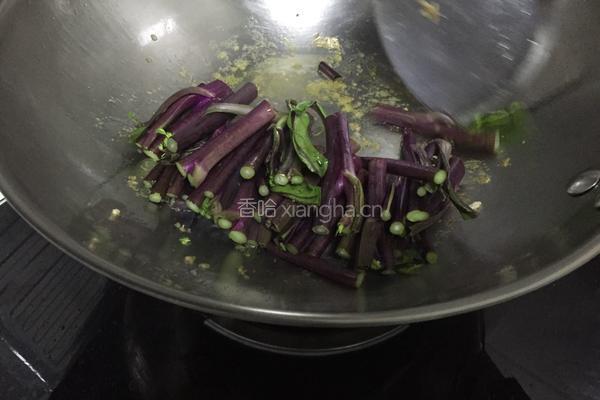 紫菜心炒肉片的做法图解4