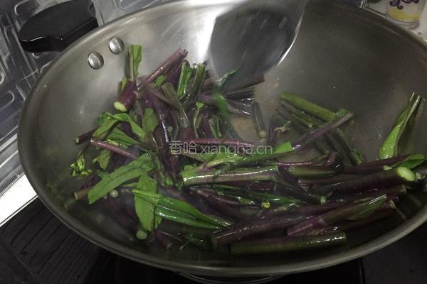 紫菜心炒肉片的做法图解5