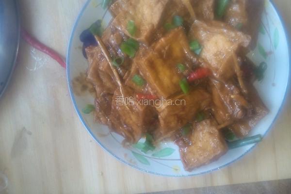 黄豆酱香炒豆干的做法图解8