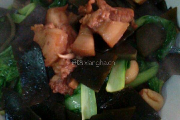 海带烧肉的做法图解7