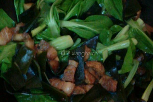 海带烧肉的做法图解6