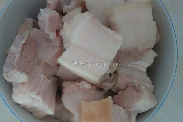 芋头五花肉的做法图解2