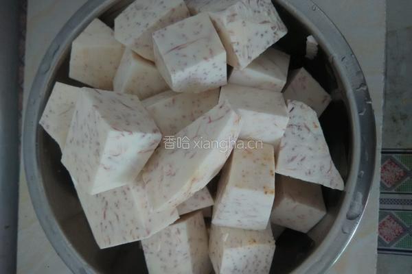 芋头五花肉的做法图解6