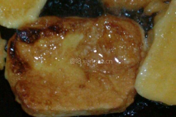 香煎馒头片的做法图解4