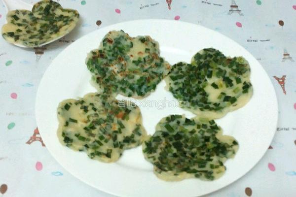 花式韭菜煎饼的做法图解6