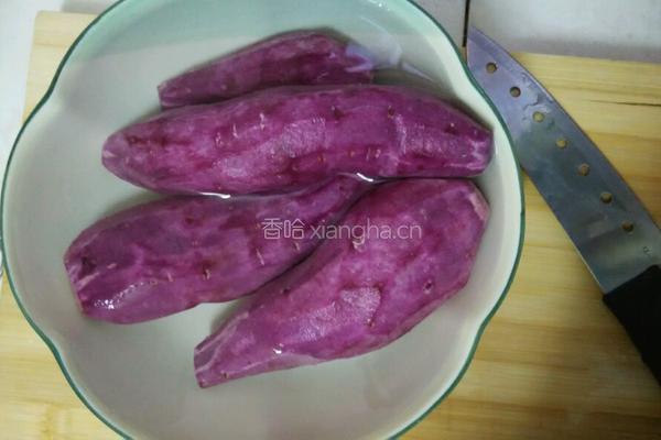 紫薯糖水的做法图解1