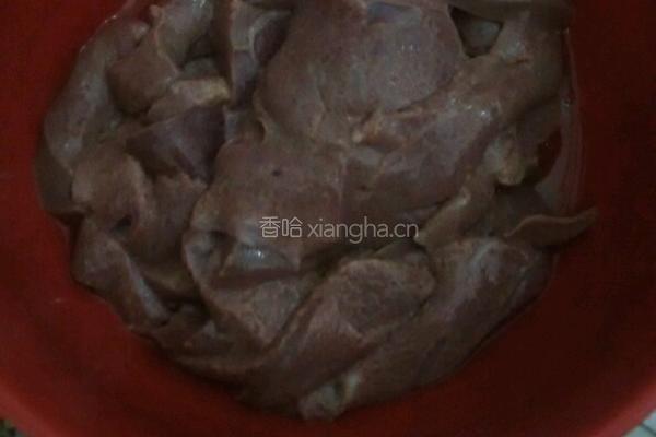 溜猪肝的做法图解1