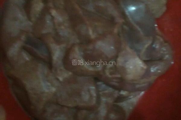 溜猪肝的做法图解2