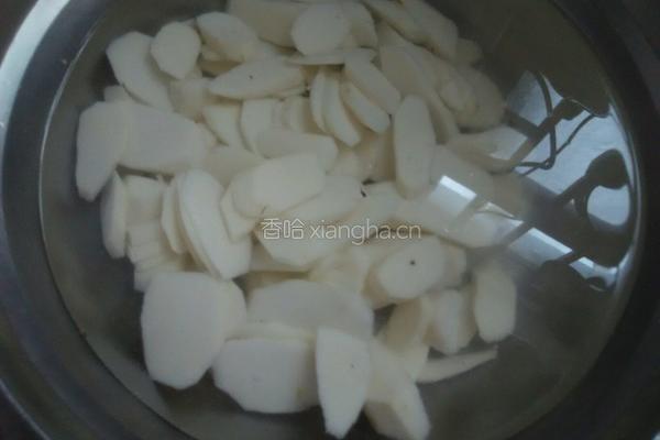 莴笋炒山药的做法图解4