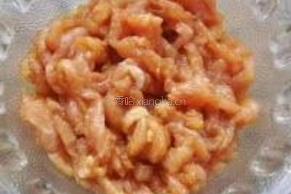 芹菜炒肉的做法图解3
