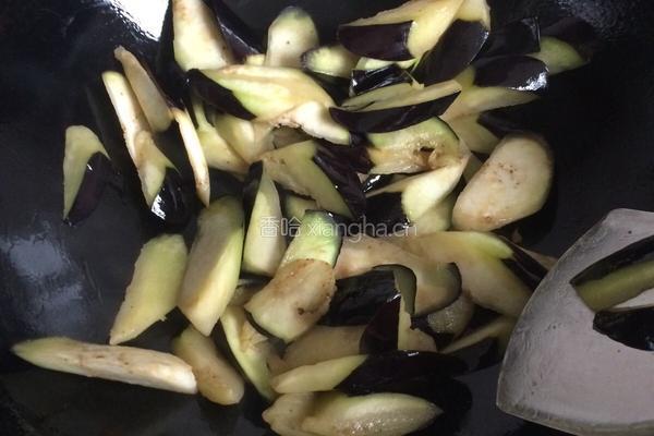 油焖肉末茄子的做法图解4